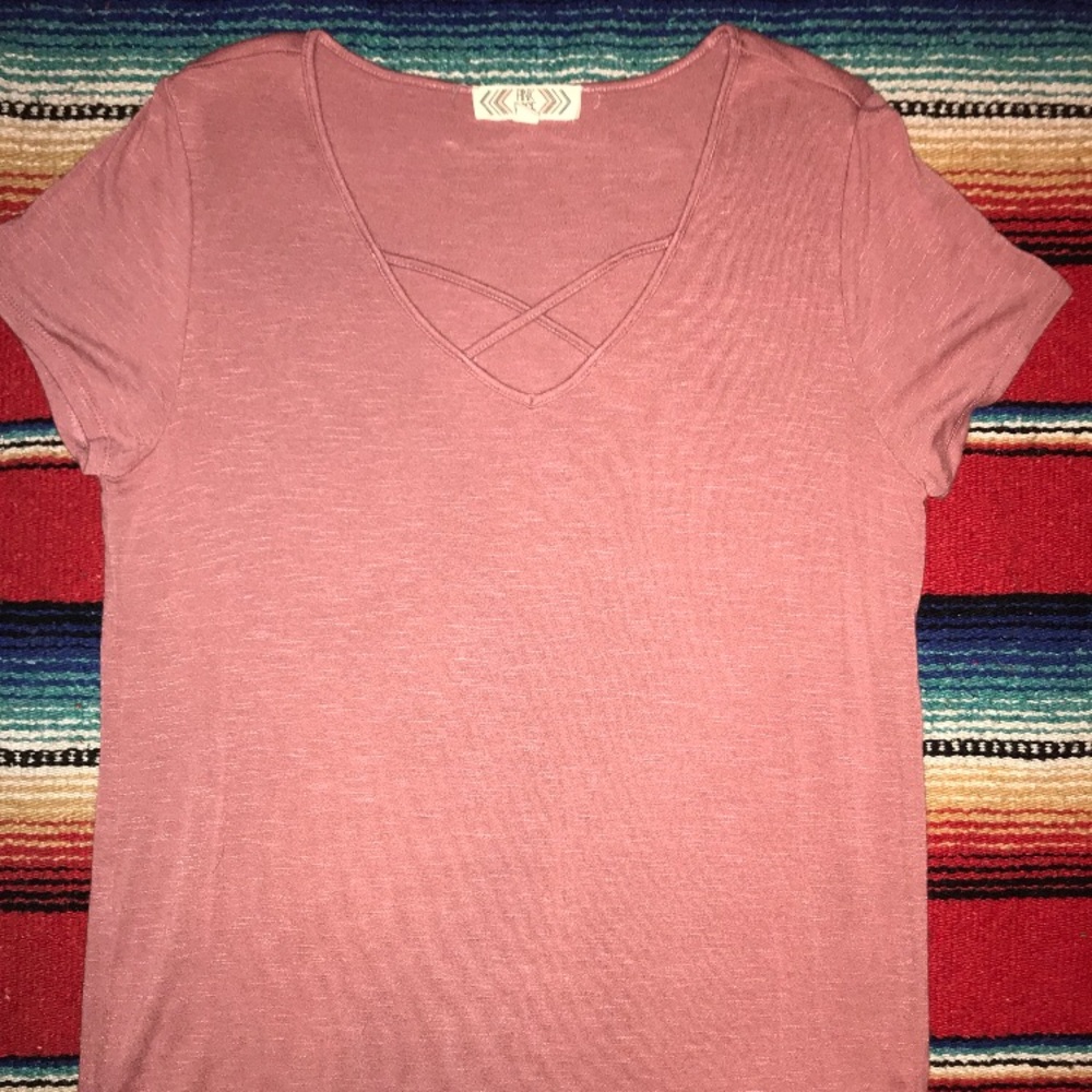 pink rose top